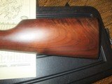 Winchester 94AE, Saddle Ring Carbine, 44 mag. (1 yr. only 1987) in Deluxe exotic American walnut & carbine angle eject,
factory drilled & tapped - 11 of 18