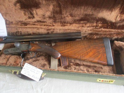 Francotte Eagle Grade 12gasidelplate with most exotic engraving & gold Eagle inlay - Image 20 of 23