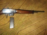 Winchester 1907 351 Winchester, s# 529xx, semi auto carbine, ammo also xtra 10 rd. clip all factory - 5 of 9
