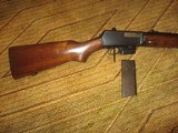 Winchester 1907 351 Winchester, s# 529xx, semi auto carbine, ammo also xtra 10 rd. clip all factory - 4 of 9