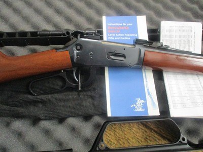 Winchester 94AE Carbine 7-30WATERS1989 Angle Eject, factory drilled & tappedfortop mounting - Image 3 of 15