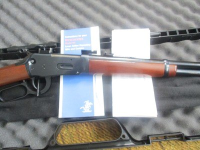Winchester 94AE Carbine 7-30WATERS1989 Angle Eject, factory drilled & tappedfortop mounting - Image 6 of 15