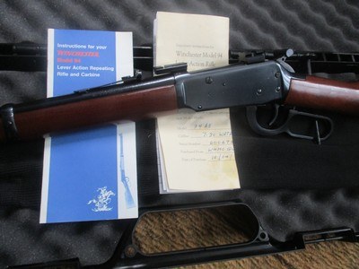 Winchester 94AE Carbine 7-30WATERS1989 Angle Eject, factory drilled & tappedfortop mounting - Image 13 of 15