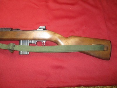 Universal (Hialeah) M1 Carbine Military Parts / Commercial Stock (origina older l Wartime upper forearm piece) - Image 3 of 6