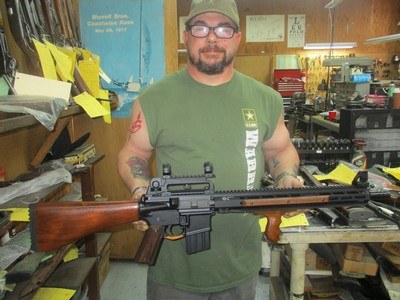 AERO Precision model X-15, 450 Bushmaster by Andrew McMeley (Ret.) Staff Sgt., currentlyWHMC Guns Custom Guns - Image 13 of 14