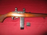 Ruger 10/22 Sporter Deluxe, Checkered Walnut 22lr, 7rd. also very rare early 50rd. teardrop drum mag. - Image 1 of 6