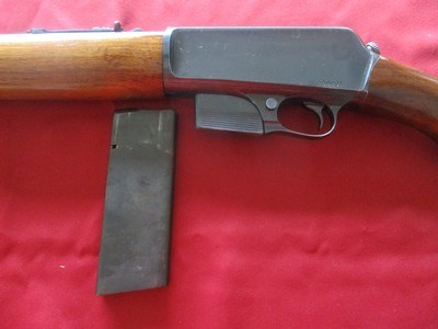 Winchester 1907(444xx) Carbine 351 Win. semi-auto5rd. also 10rd. factory magazines, 1 Box factory ammo - Image 11 of 11