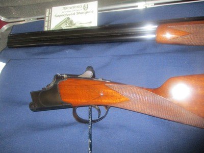 Browning O/U Superposed Superlite 20 bore, mfg.1970 1 yr. only, slimline forearm - Image 4 of 10