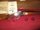 Ruger #1B 6mm Rem. mfg. 1975 red pad, 130-38xxx - Image 1 of 11