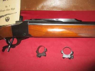 Ruger #1B 6mm Rem. mfg. 1975 red pad, 130-38xxx - Image 4 of 11