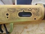 Winchester 94 Limited Edition 11 30-30 Saddle Ring Carbine full coverage leaf engraving by WCS engraver John Ulrich 1978 - Image 3 of 19