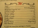 Winchester 94 Limited Edition 11 30-30 Saddle Ring Carbine full coverage leaf engraving by WCS engraver John Ulrich 1978 - Image 16 of 19