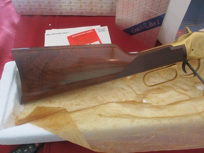Winchester 94 Limited Edition 11 30-30 Saddle Ring Carbine full coverage leaf engraving by WCS engraver John Ulrich 1978 - Image 2 of 19