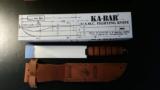KA-BAR PEARL HARBOR USMC MILITARY FIGHTING UTITILTY KNIFE 1219C2 W / BOX & CASE - 5 of 14