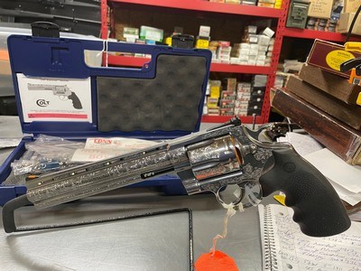 Colt Anaconda 44 Mag, 8” engraved