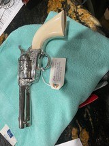 Colt SAA first gen, 1902 Nickel/Engraved