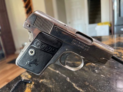 Colt Vest Pocket .25, Nickel 1923