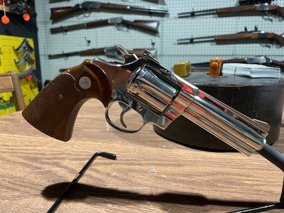 Colt Diamondback, 38, Nickel,4”, 1979 - Image 1 of 6