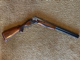 Winchester 101 Shotgun O/U 12 Gauge 26” Barrel Skeet. Extensively engraved receiver, trigger guard, metal in excellent condition. - 10 of 11