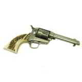 Colt Army .38 Cal. SAA Revolver with Stag Grips - 1 of 4