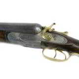 W.J. Golcher double shotgun with brass hammers - 1 of 3