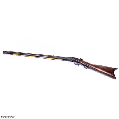 C.H. Beech. Three-barrel percussion revolving rifle