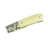  Walrus ivory handled knife, custom made by Frank Centofante - 2 of 3