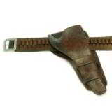 Gun Rig, Ammo belt with double loop holster made for 7 1/2 Colt - 1 of 3