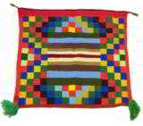 1939 Navajo Germantown single saddle rug with the bright iridescent chromium dyes - 1 of 1