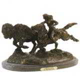 Buffalo Hunt by Frederic Remington (Large) - 1 of 2