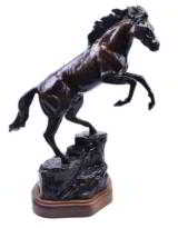 "Rampant Stallion" Bronze by Peter Darro - 1 of 2