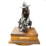 Boots N' Saddle Limited edition by J.L. Snodgrass with revolving stand. No. 2/50 - 2 of 4