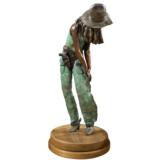 "Buckerette" Limited edition by J.L. Snodgrass with revolving stand. No. 24/50 - 3 of 3