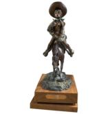 "Bust N' Out" by J.L. Snodgrass with revolving stand. No. 1/50 - 3 of 3