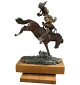 "Bust N' Out" by J.L. Snodgrass with revolving stand. No. 1/50 - 1 of 3