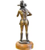 "Camp Cook"Lmt. Ed.by Robert W. Broshears with revolving stand. No. 12/35 - 3 of 4