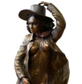 "City Slicker" by J.L. Snodgrass with revolving stand. No. 2/50 - 3 of 3