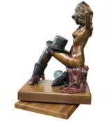 "New Hat"Limited edition by J.L. Snodgrass with revolving stand. No. 1/50 - 4 of 4