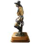 "Leather and Lace" Limited edition by J.L. Snodgrass with revolving stand. No. 1/55 - 3 of 4