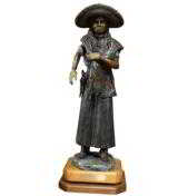 Pistorela" by J.L. Snodgrass with revolving stand. Lmt. Ed. No. 1/35 - 1 of 3