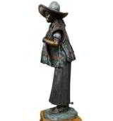 Pistorela" by J.L. Snodgrass with revolving stand. Lmt. Ed. No. 1/35 - 2 of 3