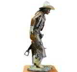 "Saddle Sore" Limited Edition No. 1/25 by J.L. Snodgrass with revolving stand.- 3 of 4