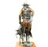 "Saddle Sore" Limited Edition No. 1/25 by J.L. Snodgrass with revolving stand.- 2 of 4