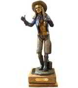 "Road Hazard"Limited Edition by J.L. Snodgrass with revolving stand. No. 1/50 - 1 of 3