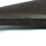 Early Indian trade musket with May 12, 1775, carved in stock - 3 of 3