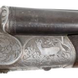German Drilling Combination Gun with Engraved Stag - 5 of 10