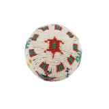 Classic Sioux Beaded Ball with Turtle Pictorial - 1 of 4