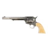 Engraved Colt Single Action Revolver - 1 of 10
