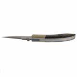 Apache Gold Handle Custom Knife Damascus Steel Blade - 4 of 5