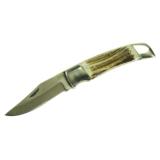 Custom Antler Handled Folding Knife - 2 of 2